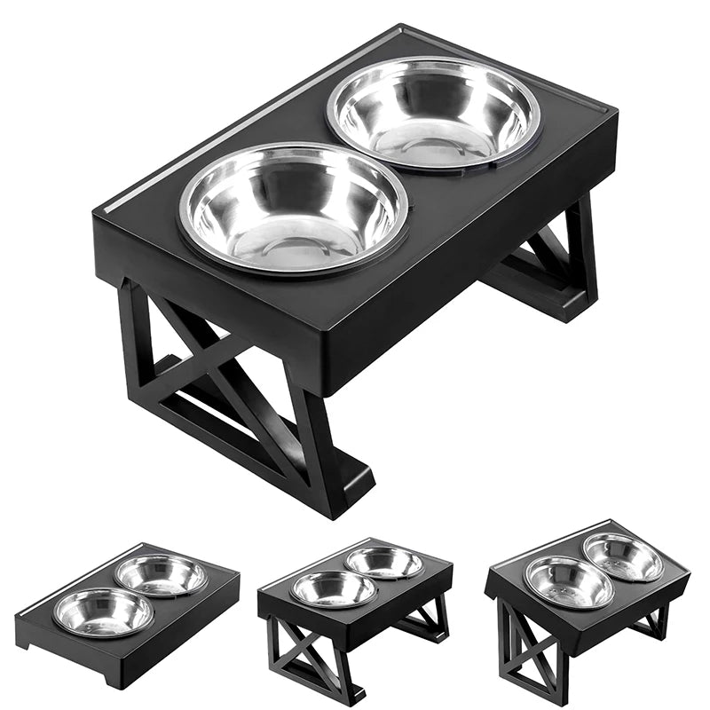 Premium Hundeschüssel höhenverstellbar - Ergonomischer Futternapf mit Anti-Schling-Funktion