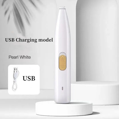 Leiser Fußhaarschneider USB - Elektrischer Pfotentrimmer für Hunde & Katzen