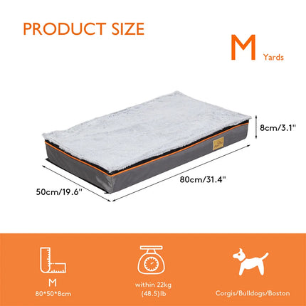 Orthopädisches Hundebett XXL Memory-Schaum – Wasserdicht & Waschbar
