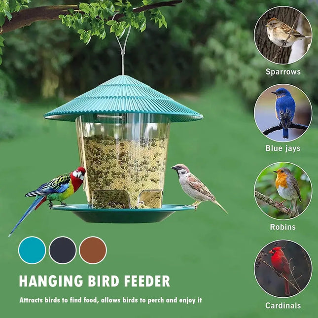 Vogel Feeder Automatische Fuß Fütterung Werkzeug Outdoor Vogel Feeder Hängende Mutter Fütterung Mehrere Loch Dispenser Halter Lebensmittel Container Fellnasenliebe123