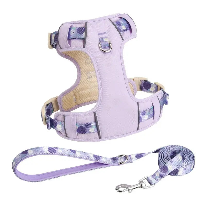 Einstellbare Hund Sommer Weste Stil Haustier Geschirr Atmungsaktive Hund Gehen Leine Mit Reflektierende Riemen Für Welpen Hund Outdoor Liefert Fellnasenliebe123