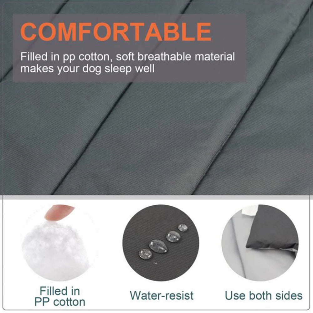 Wasserdichte Haustiermatte 110x70cm - Faltbare Outdoor-Matte für Hunde & Katzen
