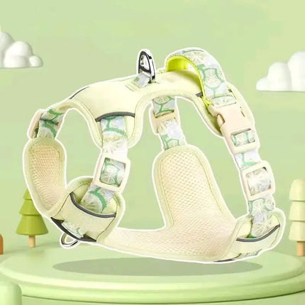 Einstellbare Hund Sommer Weste Stil Haustier Geschirr Atmungsaktive Hund Gehen Leine Mit Reflektierende Riemen Für Welpen Hund Outdoor Liefert Fellnasenliebe123