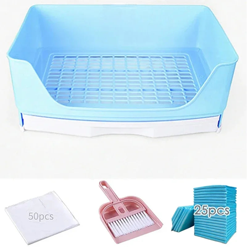 Kaninchentoilette XL mit Schublade - Komplettset mit 50 Folien & 25 Trainingsunterlagen