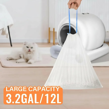 Selbstreinigende Katzentoilette, Kothoutel, Kordelzugverschluss für Katzentoilette, Heimtierbedarf, nur 10 Rollen Müllsäcke Fellnasenliebe123