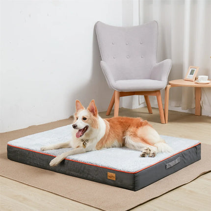 Orthopädisches Hundebett XXL Memory-Schaum – Wasserdicht & Waschbar