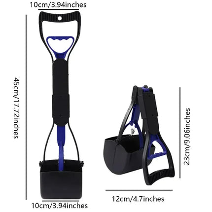 Haustier Kotschaufel mit langem Griff für Hunde und Katzen