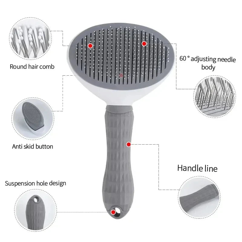 Dog brush, cat comb, for dogs and cats