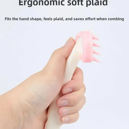 Silikon-Haustierkamm für Kaninchen & Kleintiere - Sanfte Fellpflege-Bürste - Fellnasenliebe123