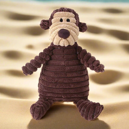 Cord-Hundespielzeug für kleine und große Hunde, Tierplüsch-Quietschspielzeug für Hunde - Fellnasenliebe123