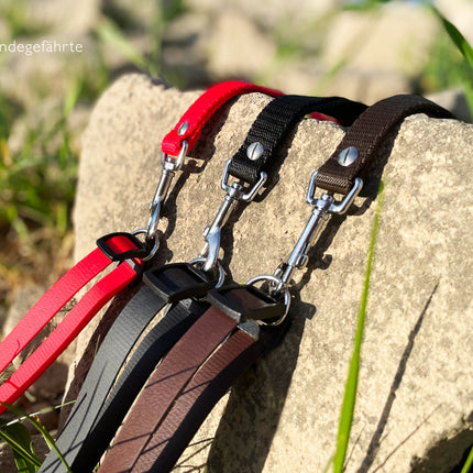 Doppel-Schleppleine FERNWEH aus BioThane®/POP - Band